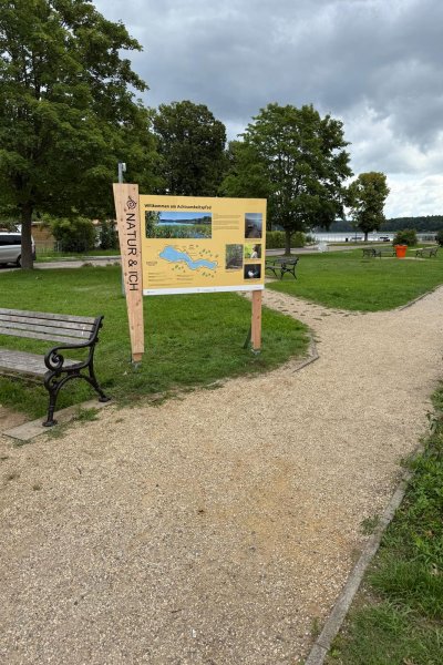 Willkommenstafel Parkanlage Süße Ecke